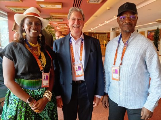 Le président Georges Koshi Gimeya a conféré avec David Haggerty, président de l&rsquo;ITF à Paris